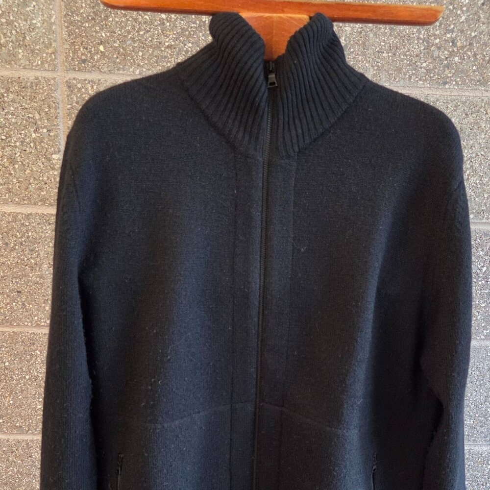 Banana Republic zip-front wool sweater - Men's L